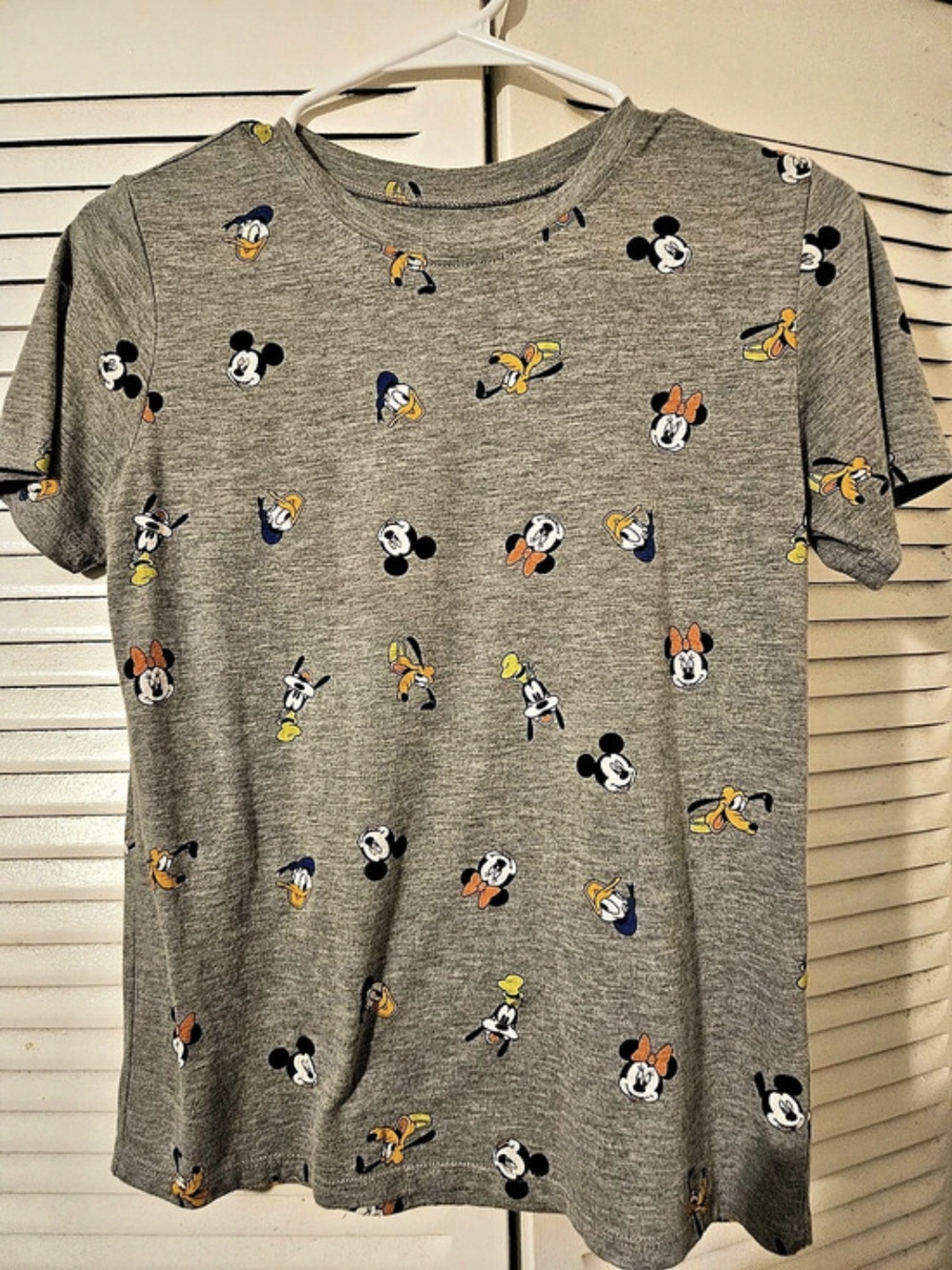 Character All Over Print Grey T-Shirt